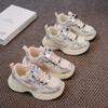 Children's Sports Shoes Mesh Spring and Autumn New Breathable Boys' Dad Shoes Velcro Girls' Casual Shoes Versatile