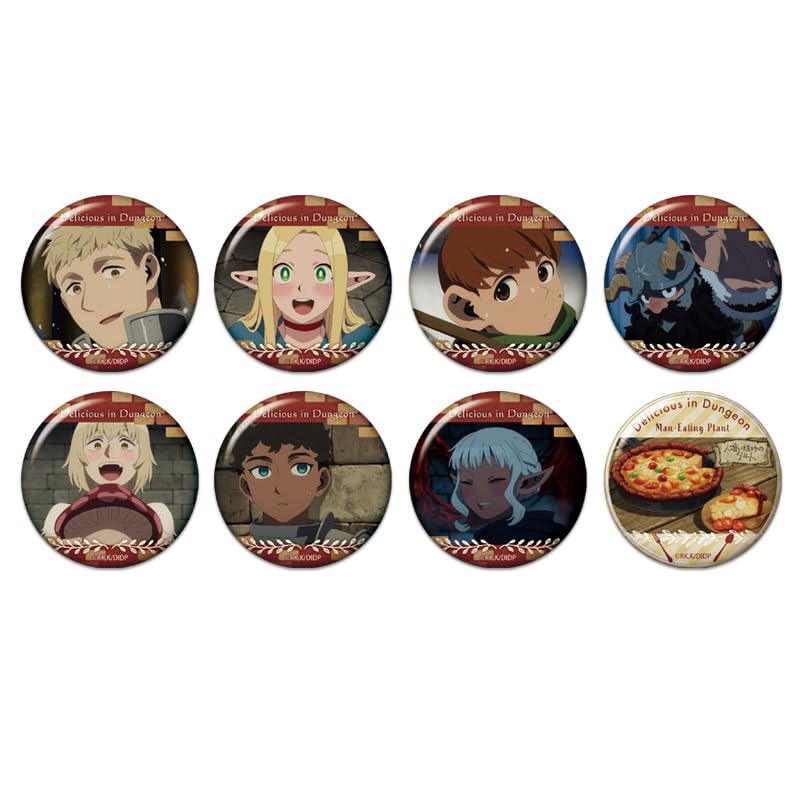 

Dungeon Meshi Торговый значок-канбадж Том 2 (1 коробка содержит 8 значков)
