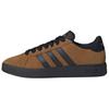 Grand Court Base 00s Comfortable Versatile Durable Low-Top Sneakers Unisex Sneakers Brown Black KK1404