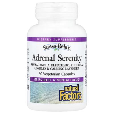Stress Relief, Adrenal Stabilization, Veggie Capsules 60