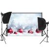 Christmas Wood Board Backgrounds for Photographs Plank Pine Branch Gifts Xmas Bells Winter Snow Family Party Photocall Backdrops
