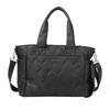 Lizdays Tote Bag for 2-Way Women, Nylon, Water-Repellent (Black)
