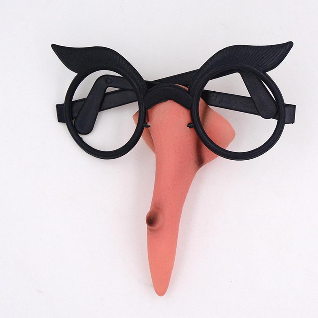 Witch Nose Glasses Decorative Frame Fancy Dress Halloween Costume Accessories for