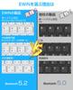 EWiN Compatible with Both Bluetooth and USB JIS Japanese Mac Android Windows 4 Devices Switchable Comes with Receiver Conversion Adapter White