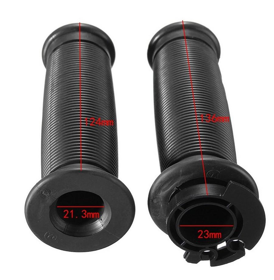 New Motorcycle 7/8" Silicone Handlebar Hand Grips For Cafe Racer Bobber Clubman Custom