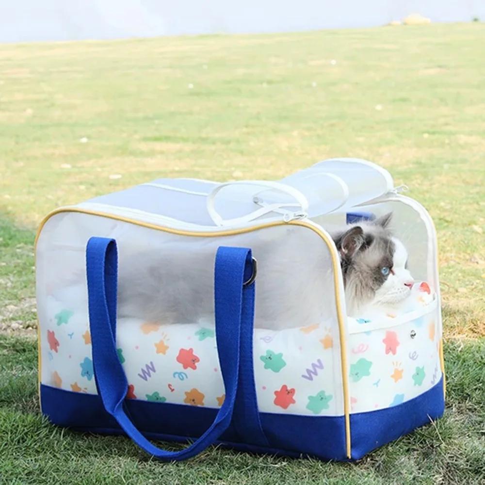 Fashion Sphynx Cat Handbag Travel Bags High Quality Pet Carrier for Cats Kitten Garfield Dog Mascotas Products Transportin Gato