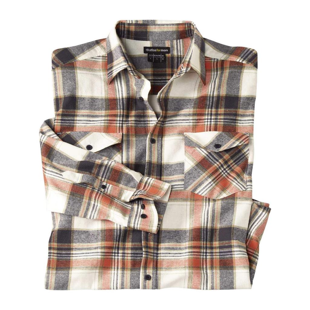 Camicia di flanella a quadri da uomo Atlas For Men