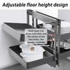 Corner Pull Basket Adjustment Storage Holders Organization Kitchen Tableware Racks Modern Storage Pull Baskets Home Accessories