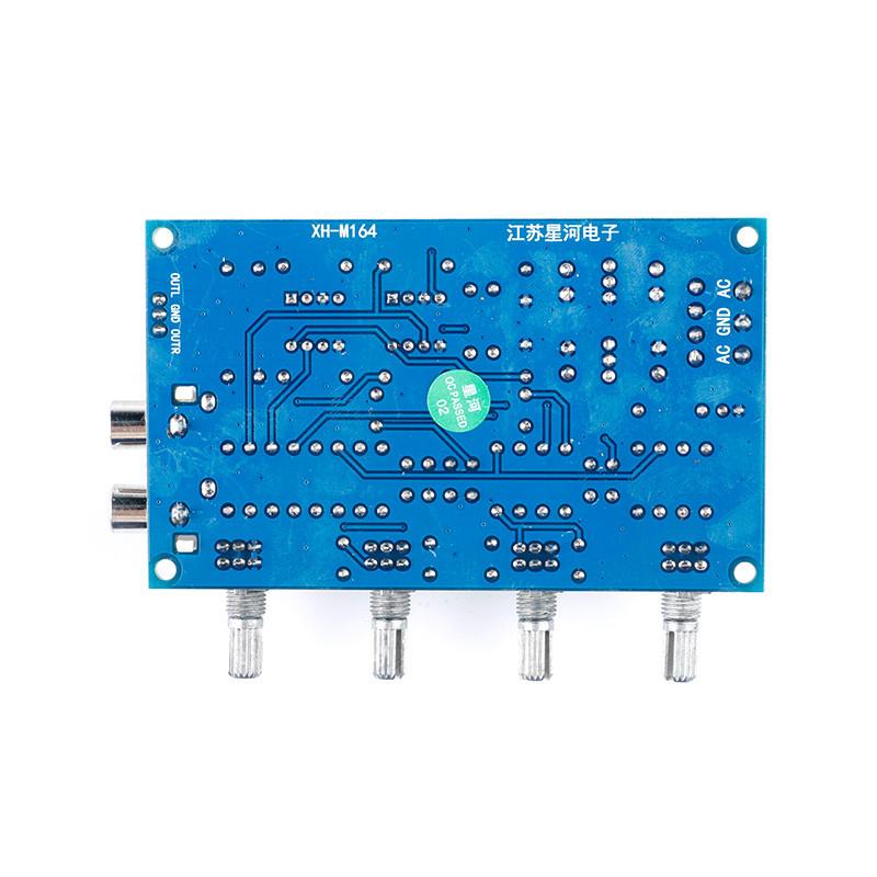 XH-M164 NE5532 Amplifier Board Module Stereo Pre-amp Preamplifier Tone Board Audio 4 Channels 4CH CH Control Circuit Module