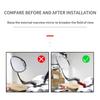 Adjustable Motorcycle Rear View Mirror Risers Extender Base Screw Bracket for Elevated View, Superior Riding Experience