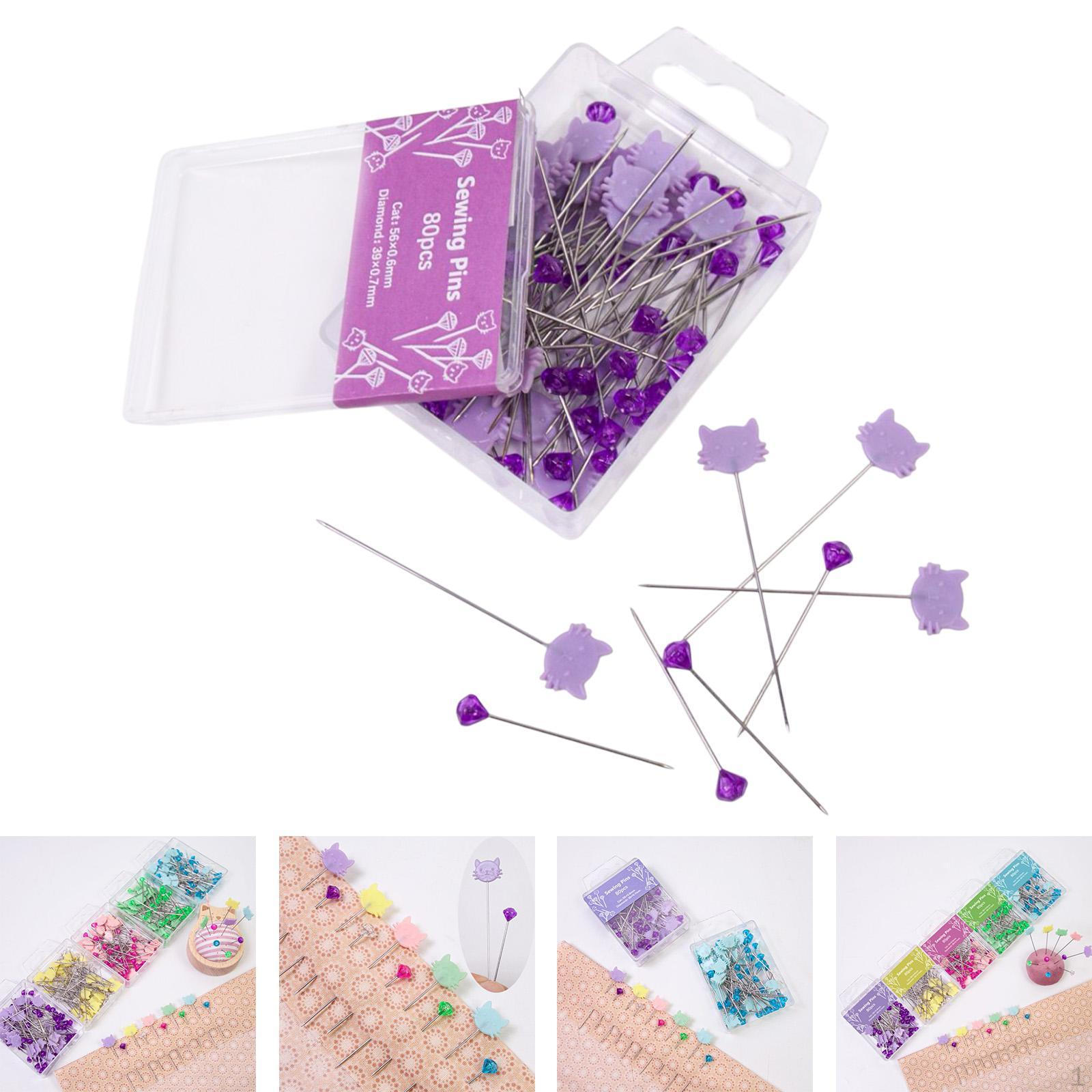 

Ручные швейные булавки, прямые, многофункциональные, для квилтинга, пэчворка, для фиксации иглы на свадьбу фиолетовый