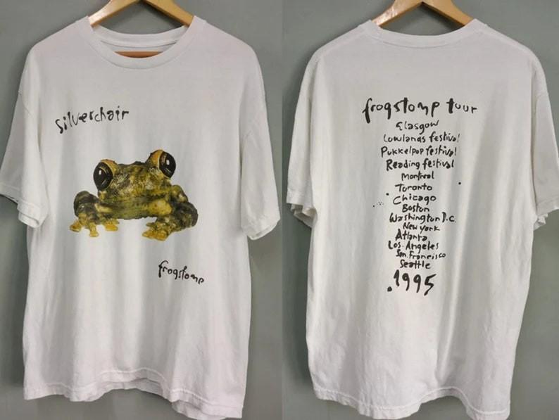 Silverchair Frogstomp Tour 1995 Bootleg vtg T-Shirt remake white shirt TE9224 S