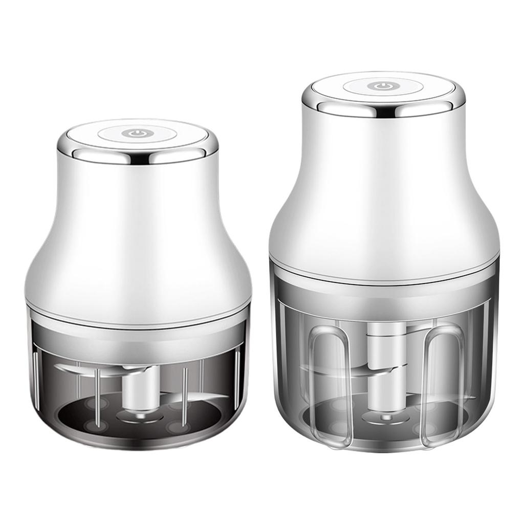 USB Rechargeable Mini Garlic Chopper Powerful Food Processor for Vegetables and Meat Wireless Mincer Kitchen Appliance