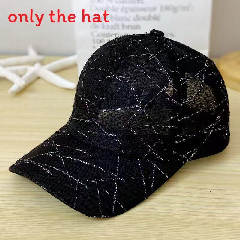 

Womens Cotton Breathable Baseball Cap For Sun Protection And Casual Outings Black