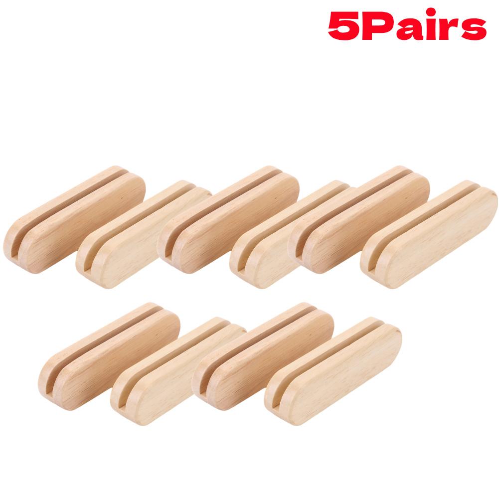 2PCS/set Solid Wood Pan Insulated Handle Pan Insulated Handles Anti-scald Wood Handle for Cookware Sauce Pan Grilling Pan