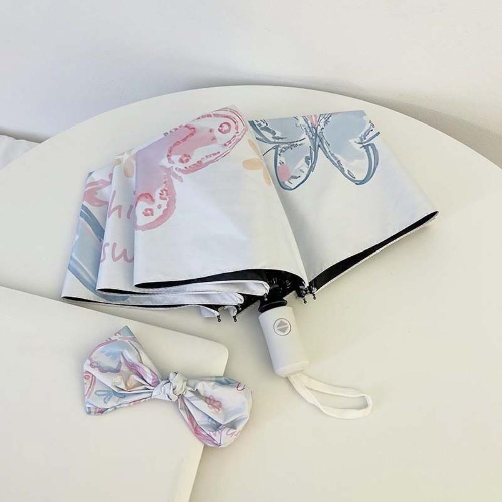 Windproof Butterfly Rain Umbrella UV Protection Folding Sun Umbrella  Women