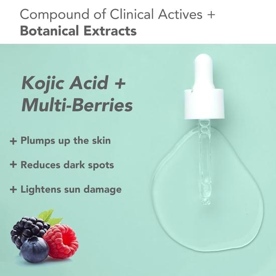 Lotus Herbals Dermabotanics Kojic Acid + Multi Berry Hi-Dose Serum|Reduces Pigmentation & Dark Spots|Calms Redness,28Ml