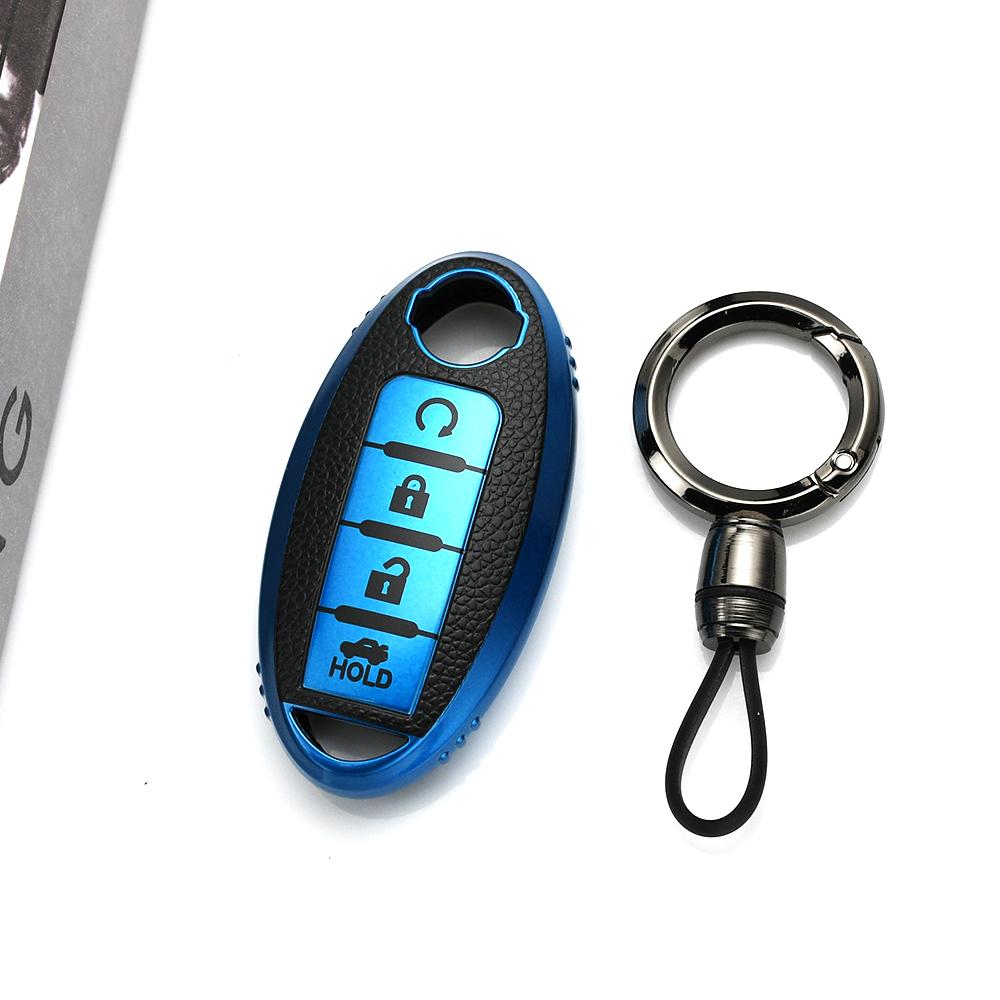 Auto Shell Accessories Car Key Case Cover Keyless For Nissan Kicks Tiida Pathfinder Qashqai X-Trail T32 Infiniti Juke J10 J11
