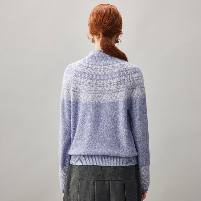 Kemon Boka Women's Fair Isle Cashmere Sweater