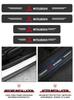 Juego de Pegatinas de Umbral de Puerta de Coche de Fibra de Carbono de 4 Piezas Compatible Mitsubishi ASX Lancer Pajero Outlander L200 EVO Lancer EX