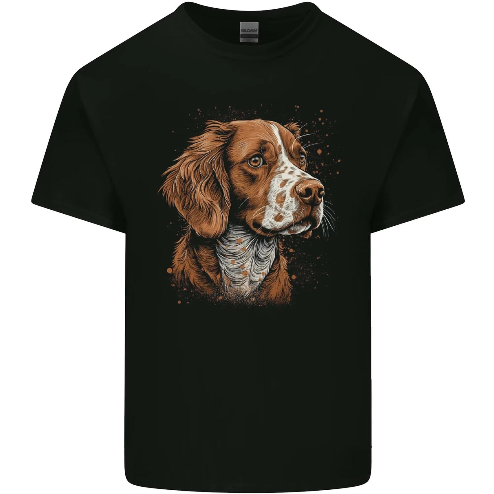 

A Brittany Spaniel Dog Kids T-Shirt Childrens 3XL