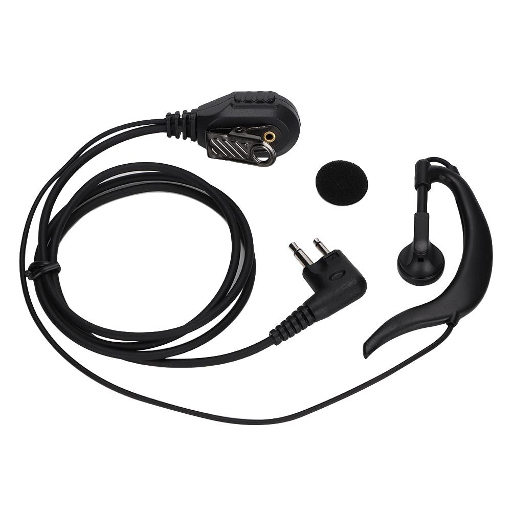 2 way GeneraL purpose Radio Universal K Type Headphone In ear Mic Walkie Talkie Earphone