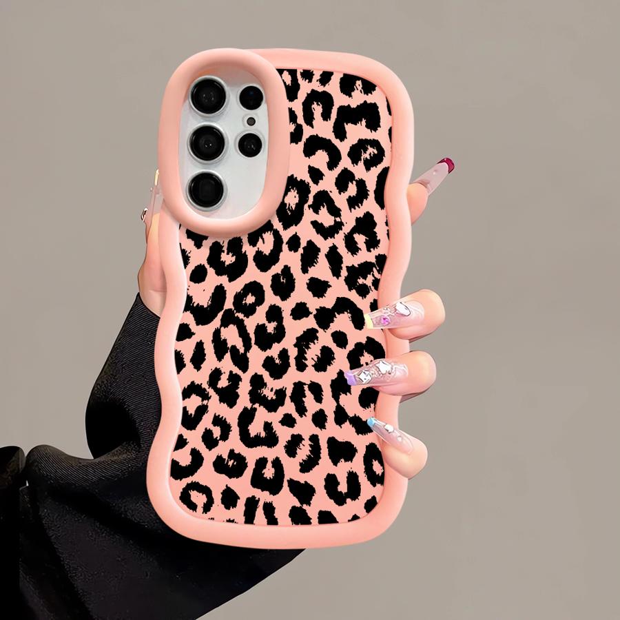 Leopard Print Art Case for Samsung Galaxy A25 S22 Ultra S20 FE S21 A26 S25 S23 Plus S24 Soft Phone Cover A34 A36 A54 A55 A24 A35