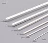 MokuShaPan ABS Solid Plastic Square Rod for DIY Model Building (50cm)