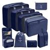 9pcs/set Travel Organizer Storage Bags Suitcase Packing Portable Luggage Bag