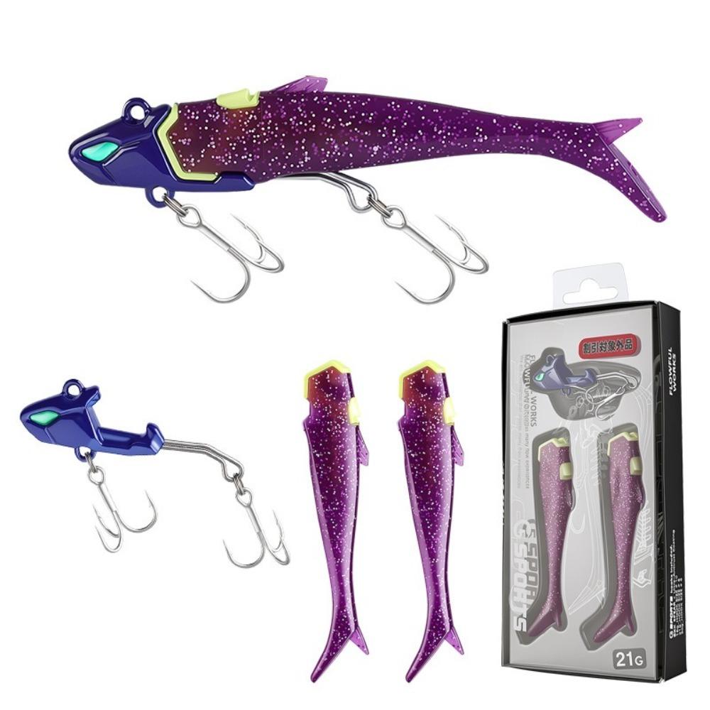 Glow In The Dark Soft Fishing Lures Soft Material Jigging Baits Swimbait Lures Sea Fishing