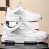 Fashion Mesh Fashion Men Casual Sneakers Lace-up Breathable Lightweight Vulcanized Shoes Men's Shoes Outdoor Sports Shoe Small White