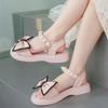 Girls' sandals summer Korean version soft soled princess shoes, big children, little girls, baby students' beach shoes