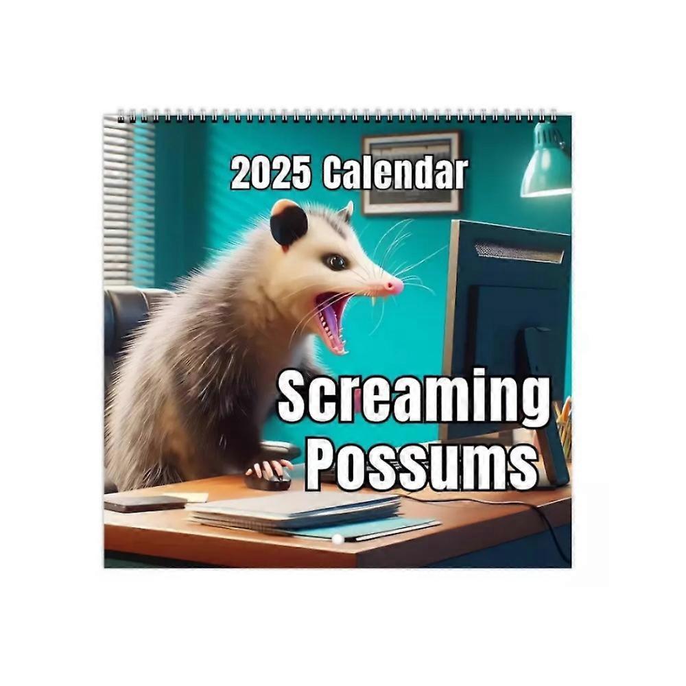 2025 Funny Screaming Possums Calendar - 2025 Wall Calendar
