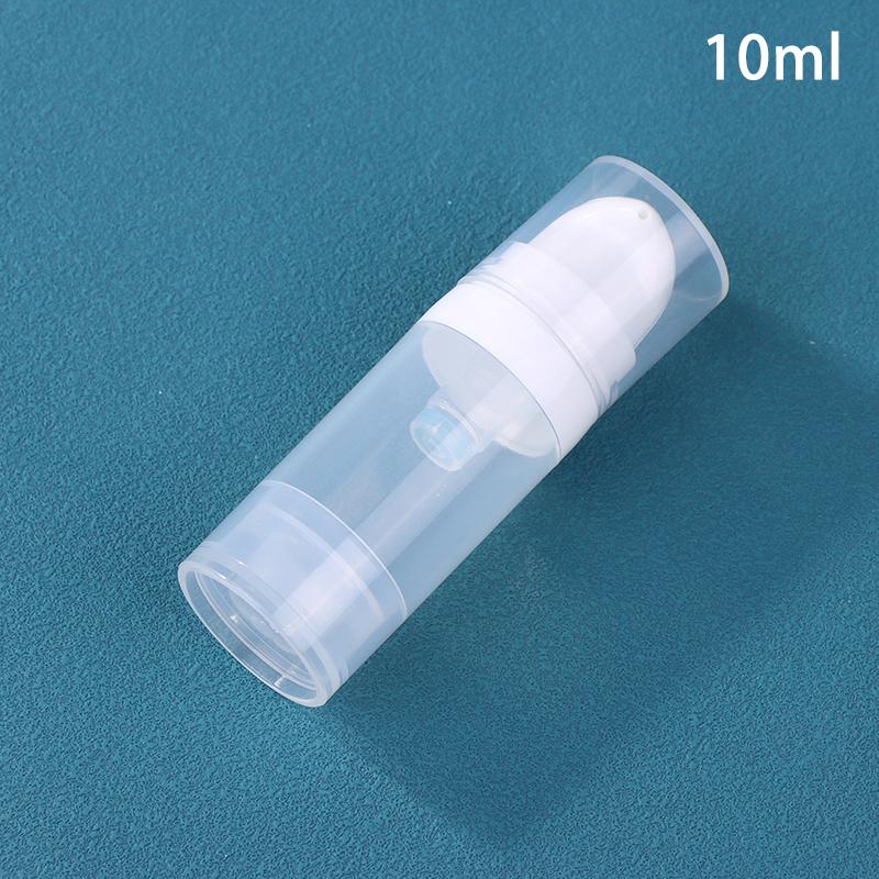 5-50ml Mini Přenosná Vakuová Lahvička s Lisovacím Typem Plnitelná Kosmetika na Make-up Pro Krémové Gely Hydratační Přípravky Lahvičky na Tekuté Pleťové Vody