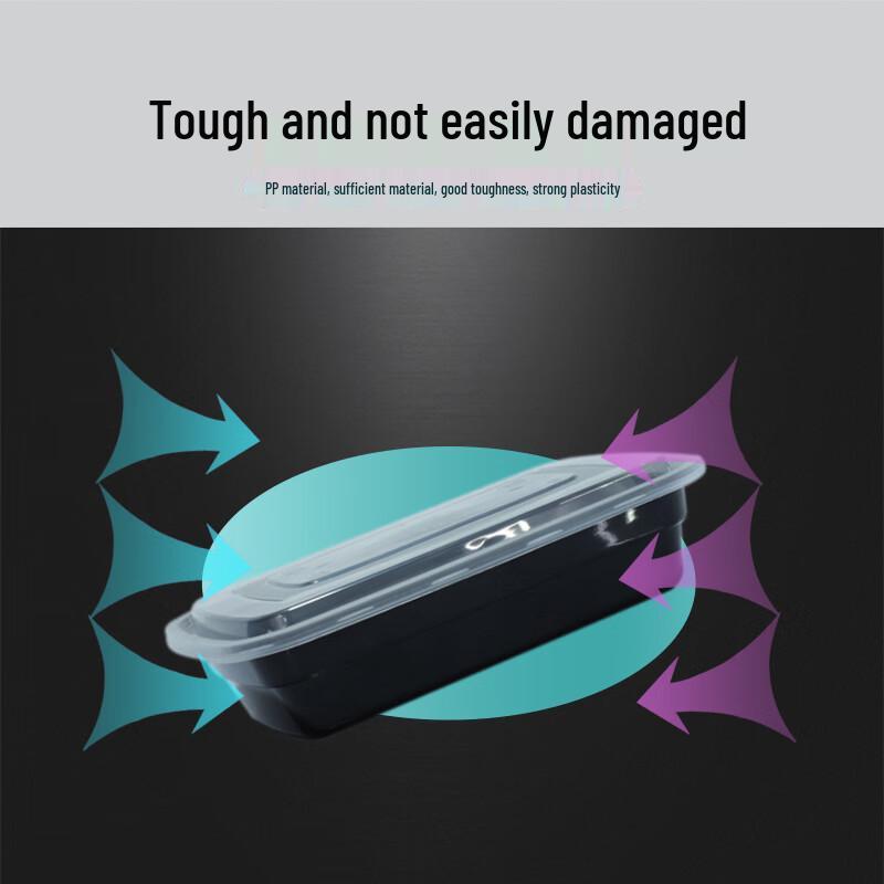 1000ml Disposable Square Food Container