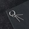 Fashion New Bar Stainless Steel Women Round Men Earring Hoop Earring Tassel Earring Clip Earring
