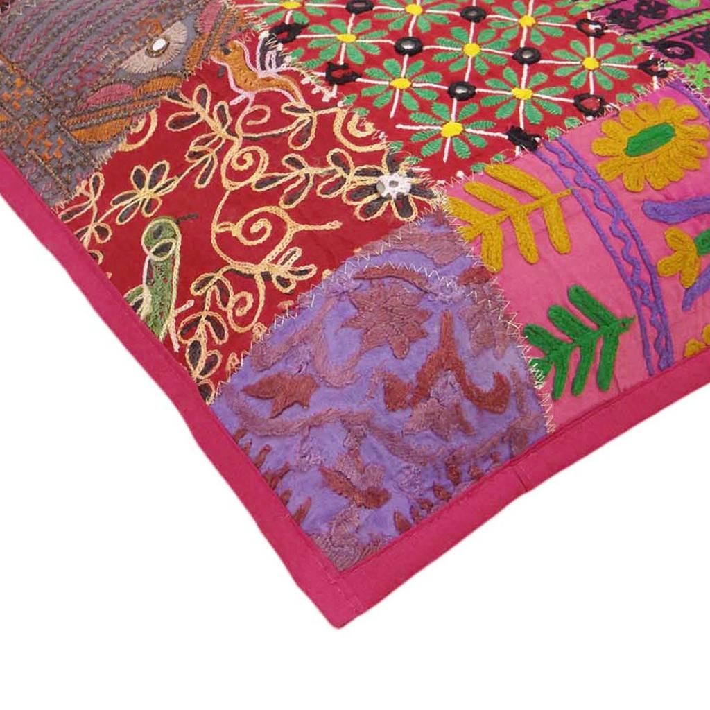 Indian Home D    Cormulticolour Pillow Covers Kutch Cushion Cover Pillow 17 X