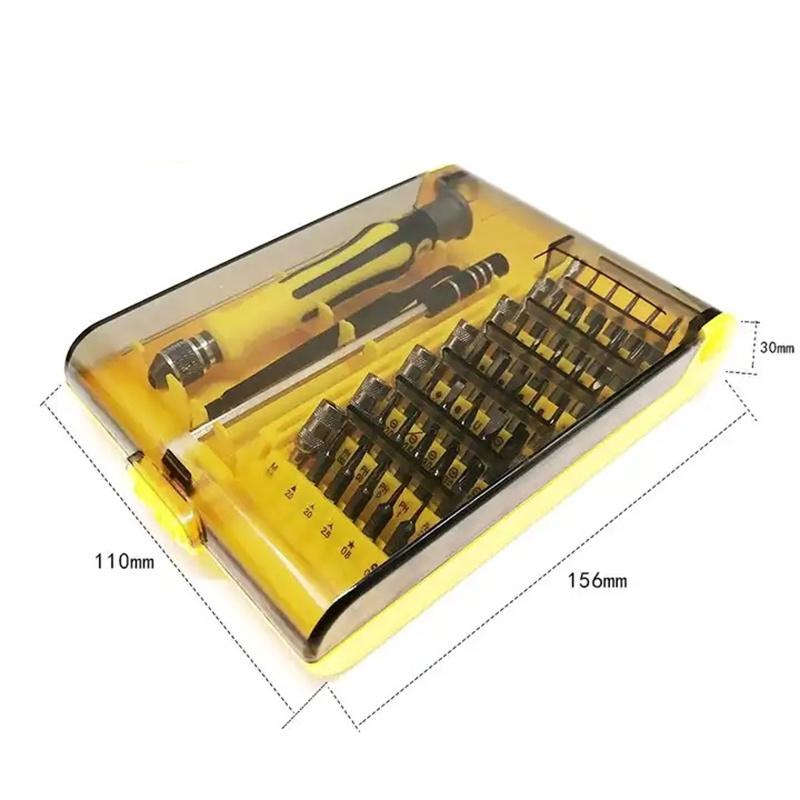 45 In 1 Mini Screwdriver Set Kit Tools Set Small Precision Screwdriver Kit with Tweezers Extension Shaft for Repair Maintenance
