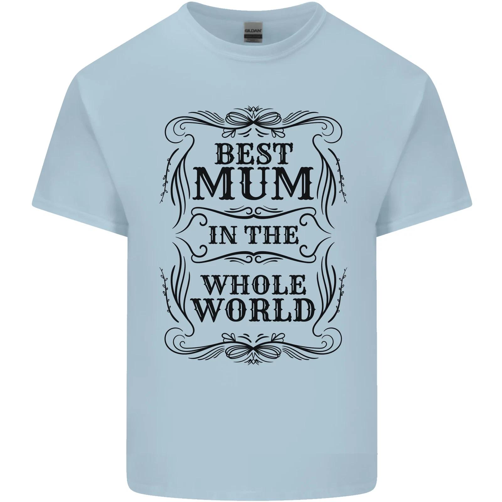 Mothers Day Best Mum in the World Kids T-Shirt Childrens 3XL