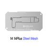 Mijing Z20 Pro Reballing Stencil Fixture Kits for iPhone X-17 Pro Max Motherboard Middle Frame Planting Tin Platform Hand Tools