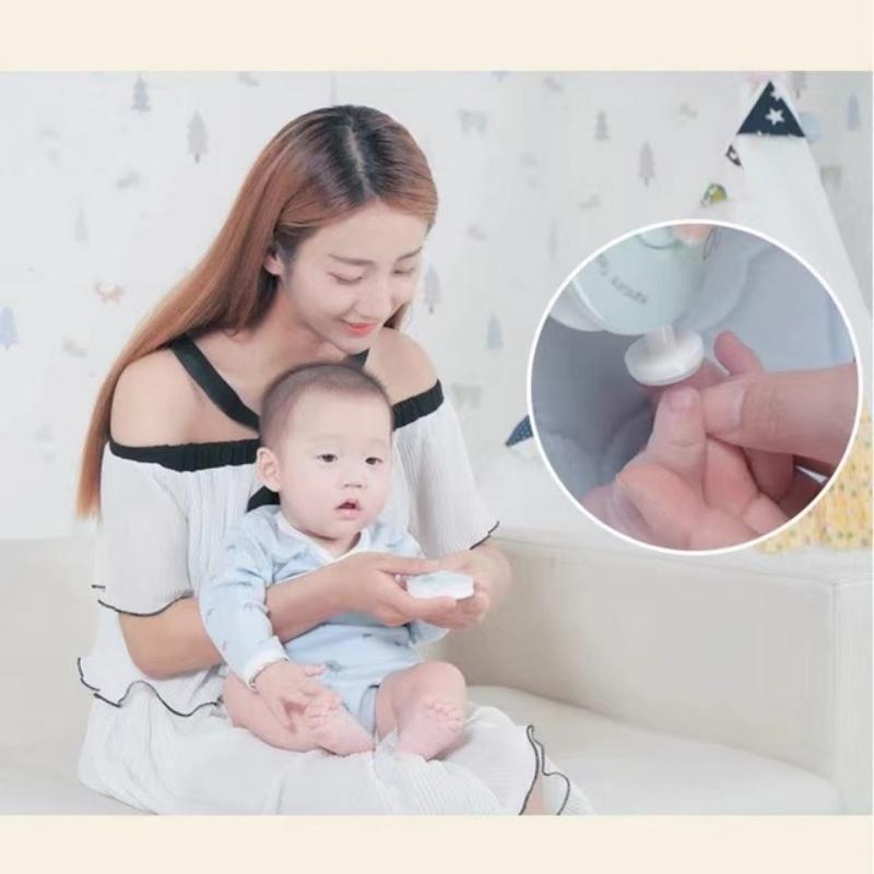 HOMEFISH Electric Baby Nail Trimmer Kid Nail Polisher Tool Baby Hygiene Kit Baby Nail Clipper Cutter For Newborn