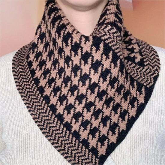 New Arrival: Knitted Triangle Scarf Snood - Cozy Autumn/Winter Pullover Warmth