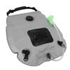 20L Solar Camping Shower Bag with Switchable Head Gray for Hiking & Beach