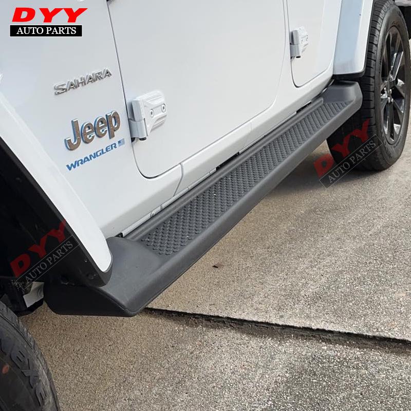 JL Wrangler 18-25 Side Steps: Off-Road Pedal Accessories for Modification