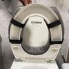 Waterproof U-Shape Toilet Seat Riser Washable Toilet Seat Pad  For Elderly