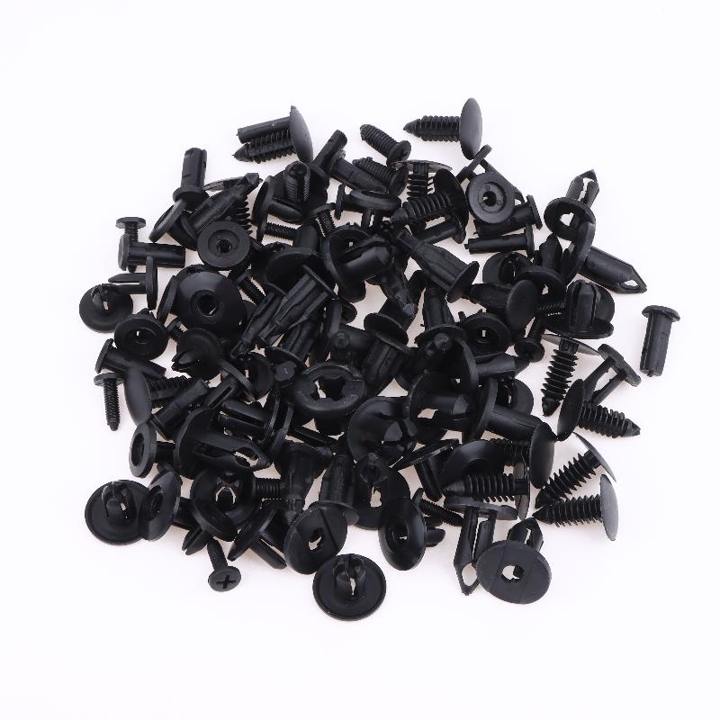 190Pcs Car Retainer Clips Plastic Fasteners Kit 6 Size Auto Push Pin Rivets Set Body Bumper Push Rivet Clips
