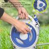 Garden Watering Hose Reel Garden Hose Reel Handheld Sunproof Hose Reel With 15M Water Pipe Nozzle For Home Yard Watering