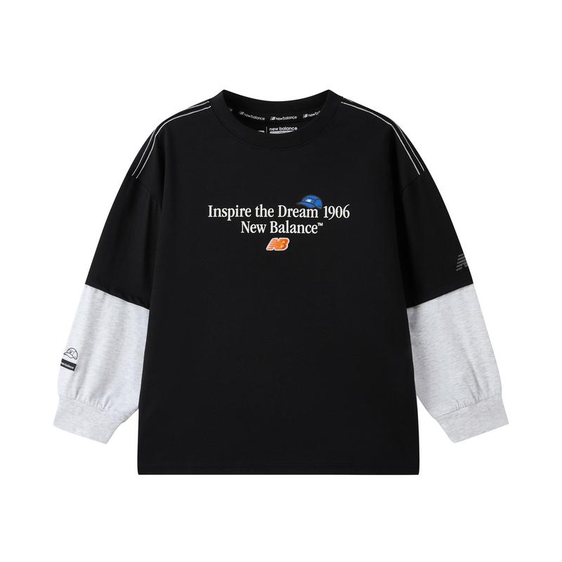 New Balance Sweatshirt Children Aged 3 7 Years Old 7DF32063-BK 130