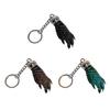 Versatile Crocodiles Leather Claw Keyring Unisex Key Chain Accessory Backpack Ornament Hanging Pendant for Bag Purse
