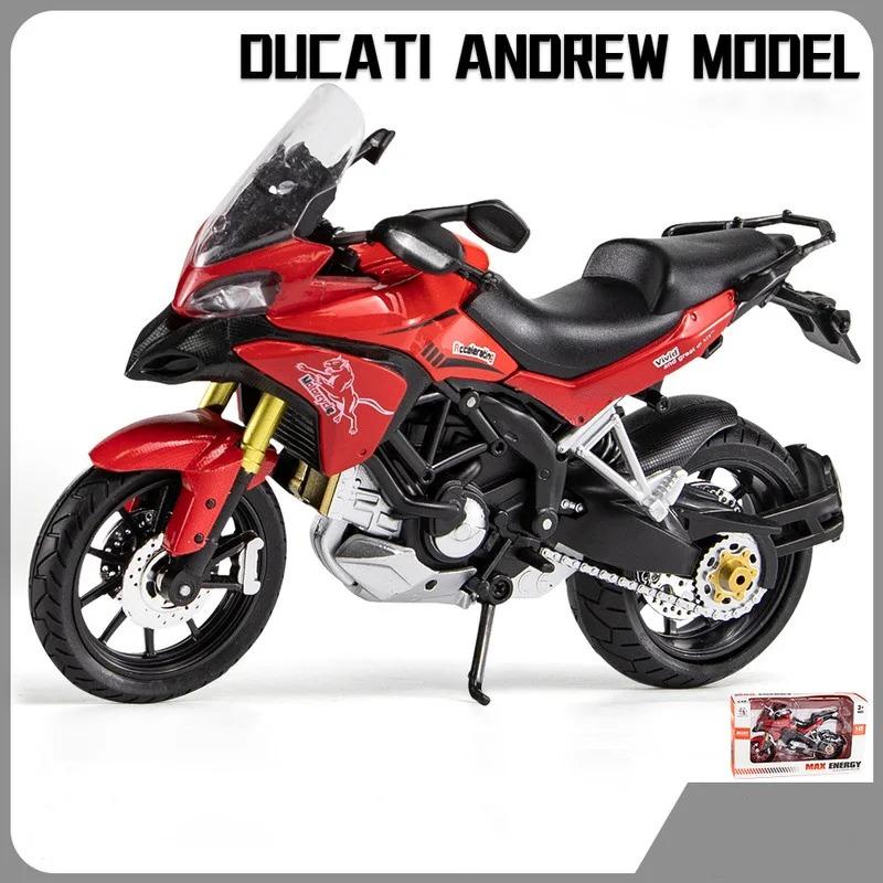 

1/12 Ducati MTS Enduro литой мотоцикл модель игрушечный автомобиль коллекция автобайк амортизатор внедорожный автоцикл игрушки автомобиль красный